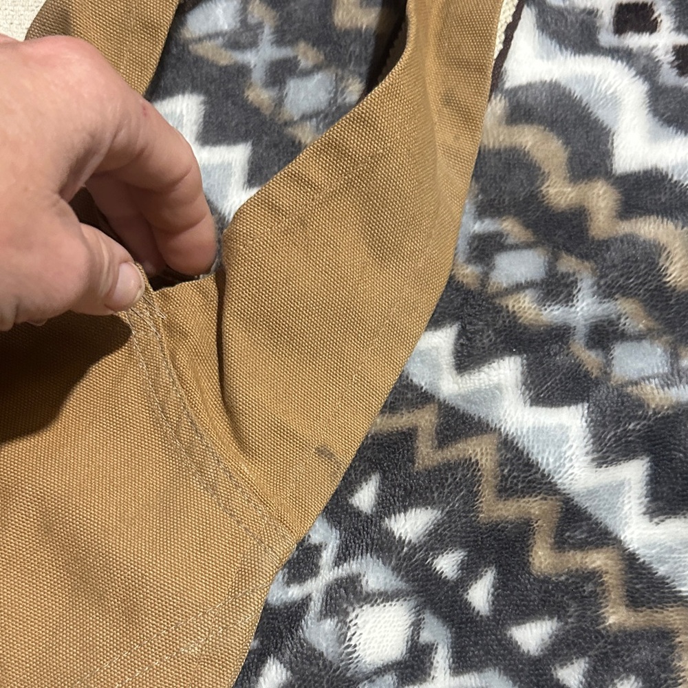 Carhartt Brown Men's Work Overalls - Picture 16 of 16